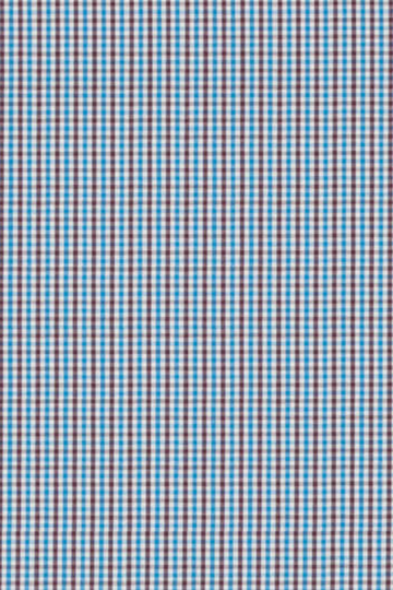 Mini Aqua & Brown Check Shirt