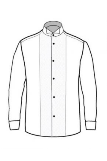 Bib Tuxedo Shirts (With Buttons)