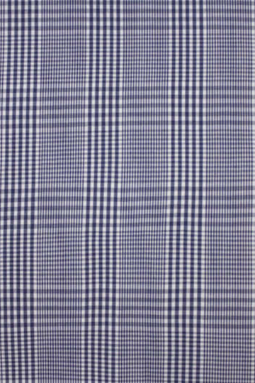Dark Navy Glenplaid Shirt