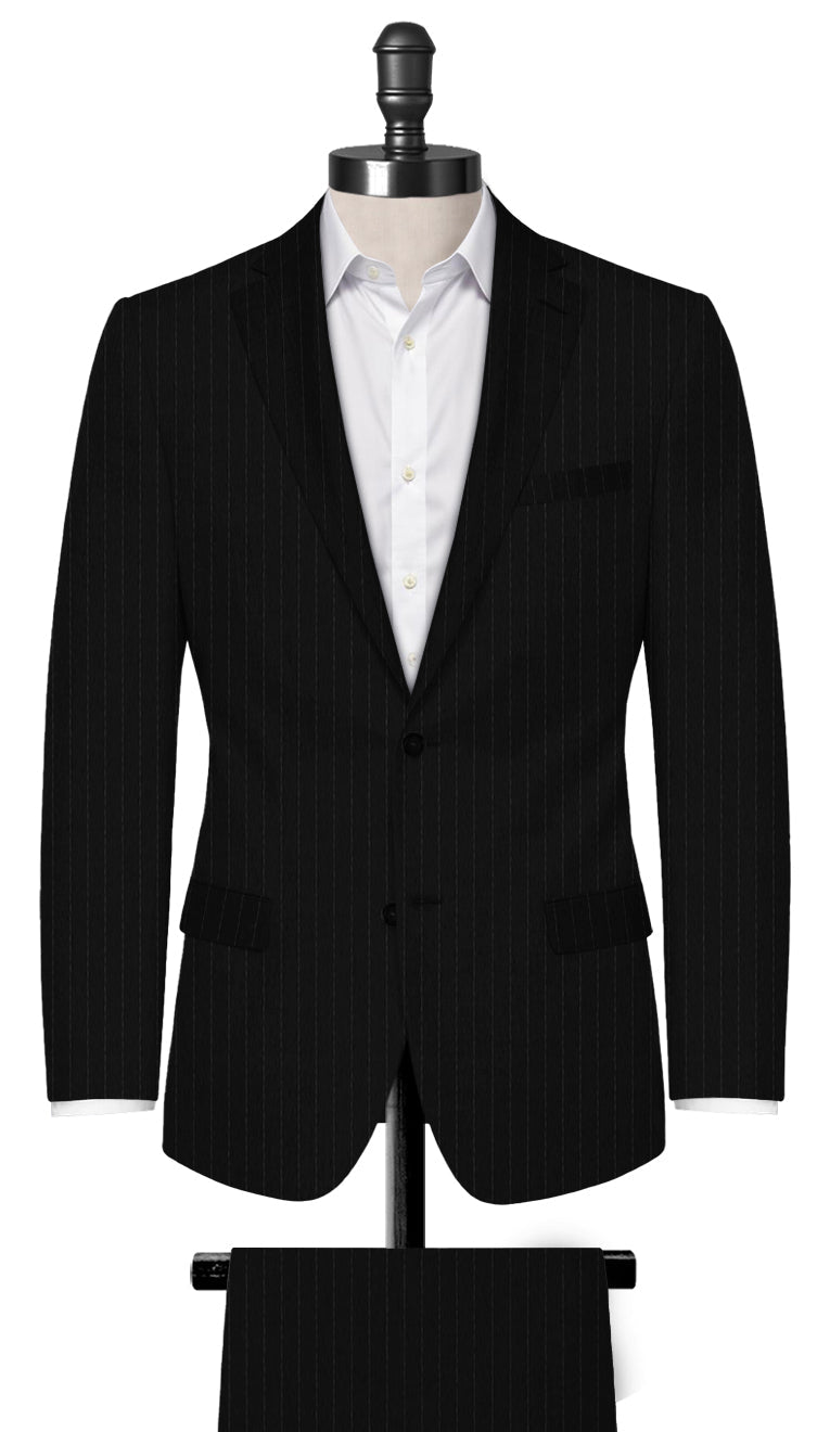 Dark Grey Chalk Stripe Suit
