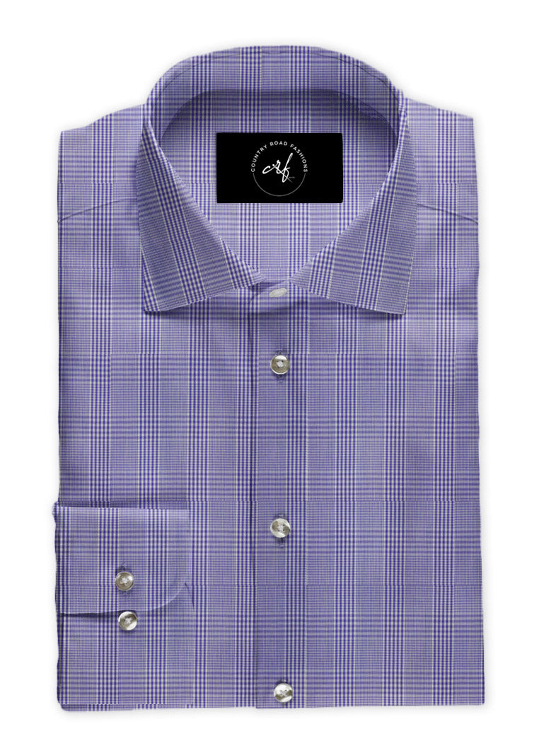 Lavender Glenplaid Shirt