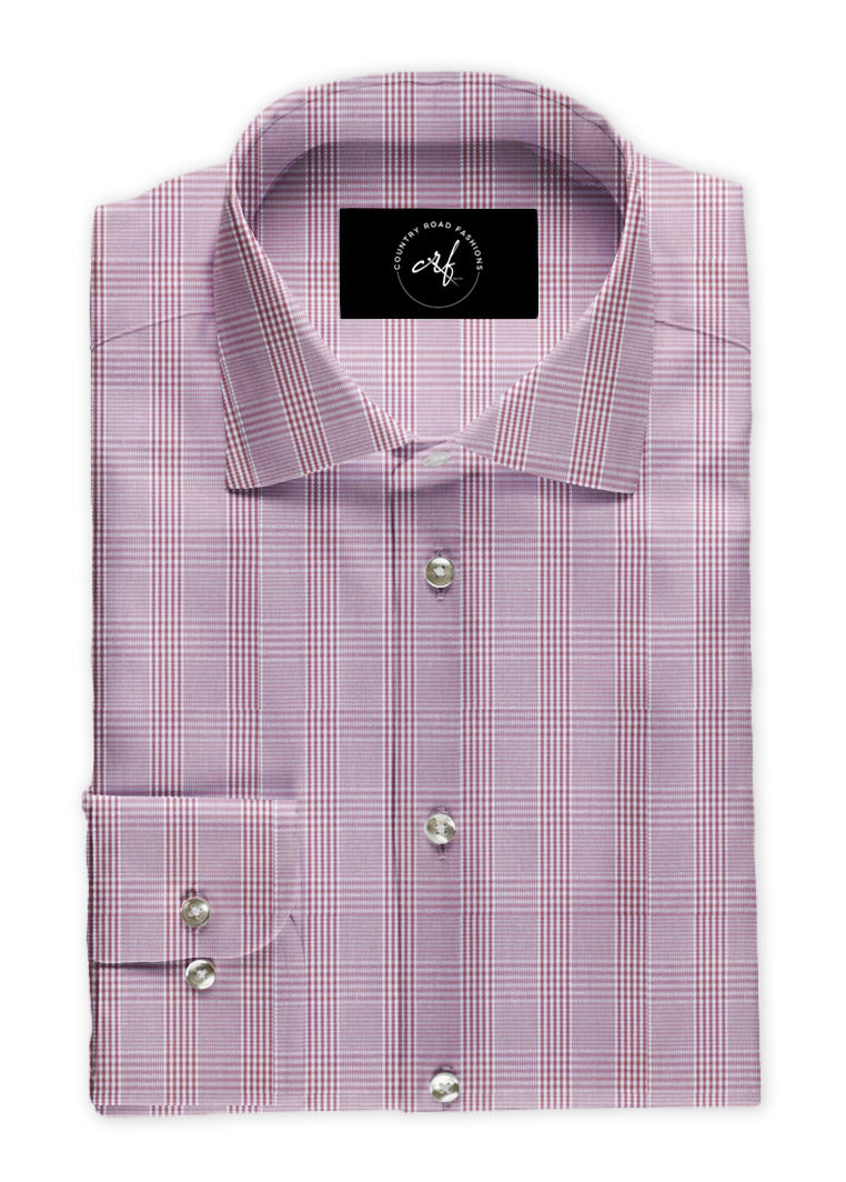 Pink Glenplaid Shirt