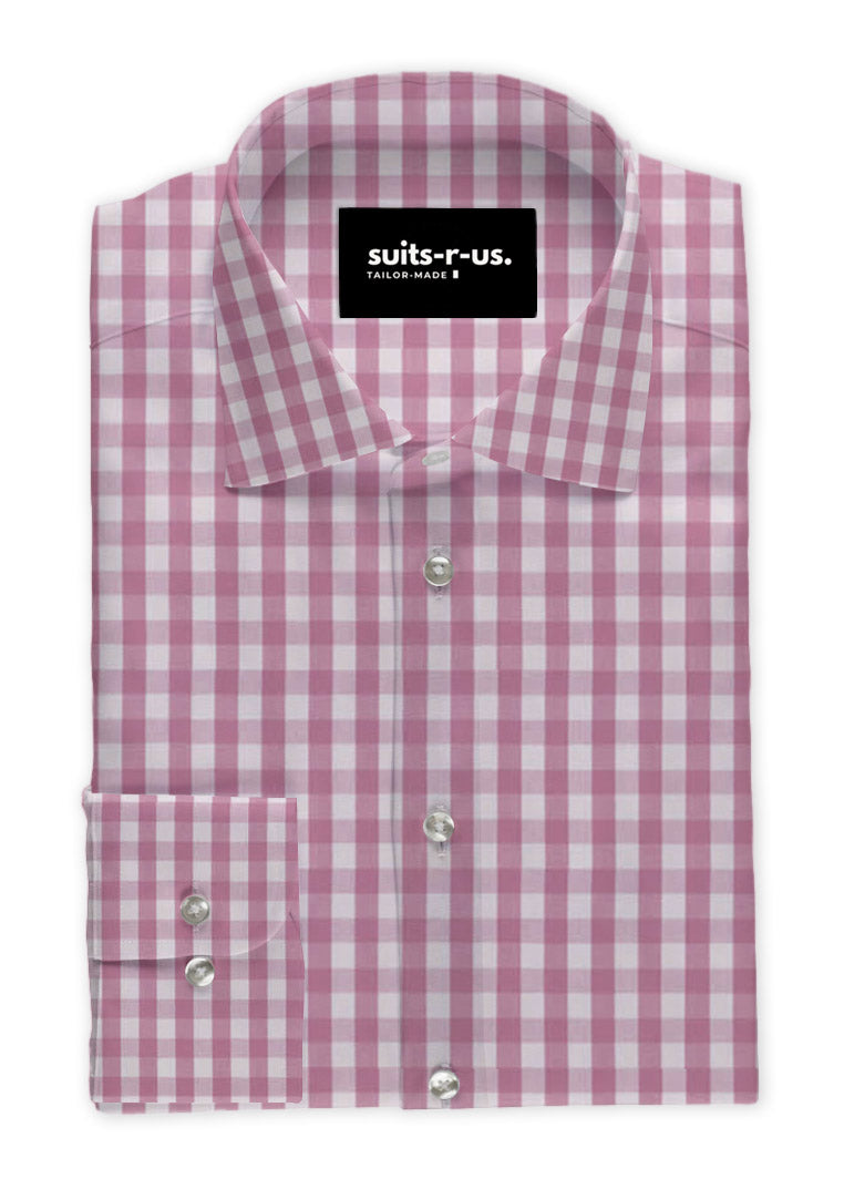 Pink Check Shirt