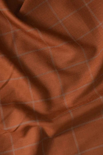 Rust Window Pane Suit