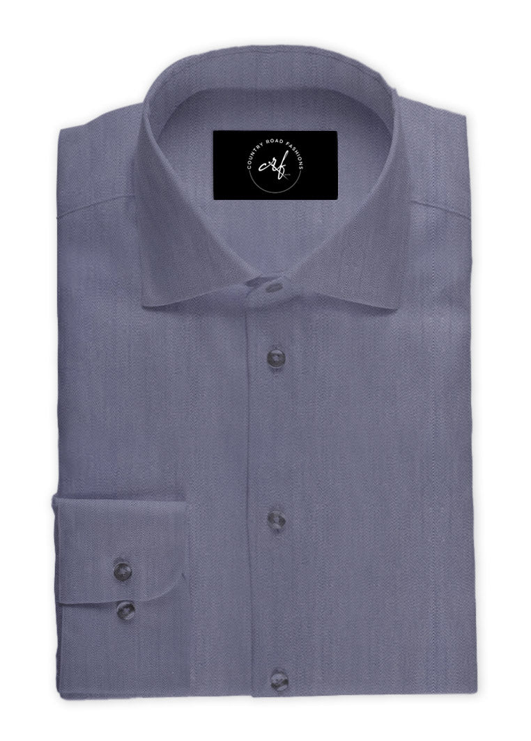 Grey Poplin Shirt