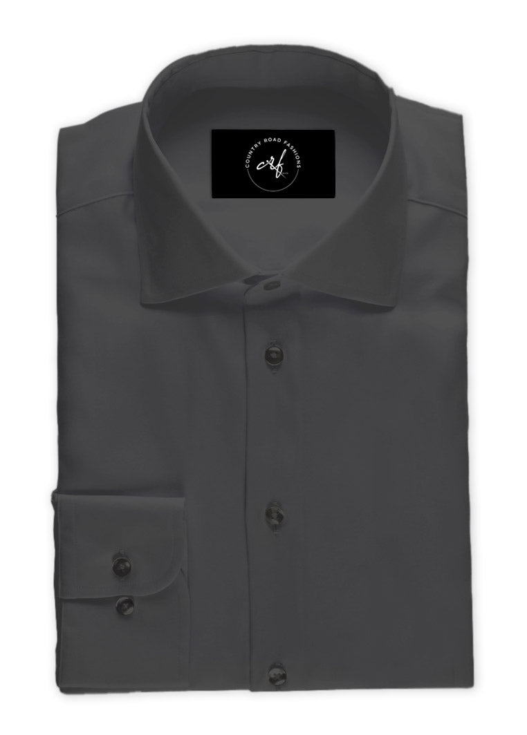 Plain Dark Grey Shirt