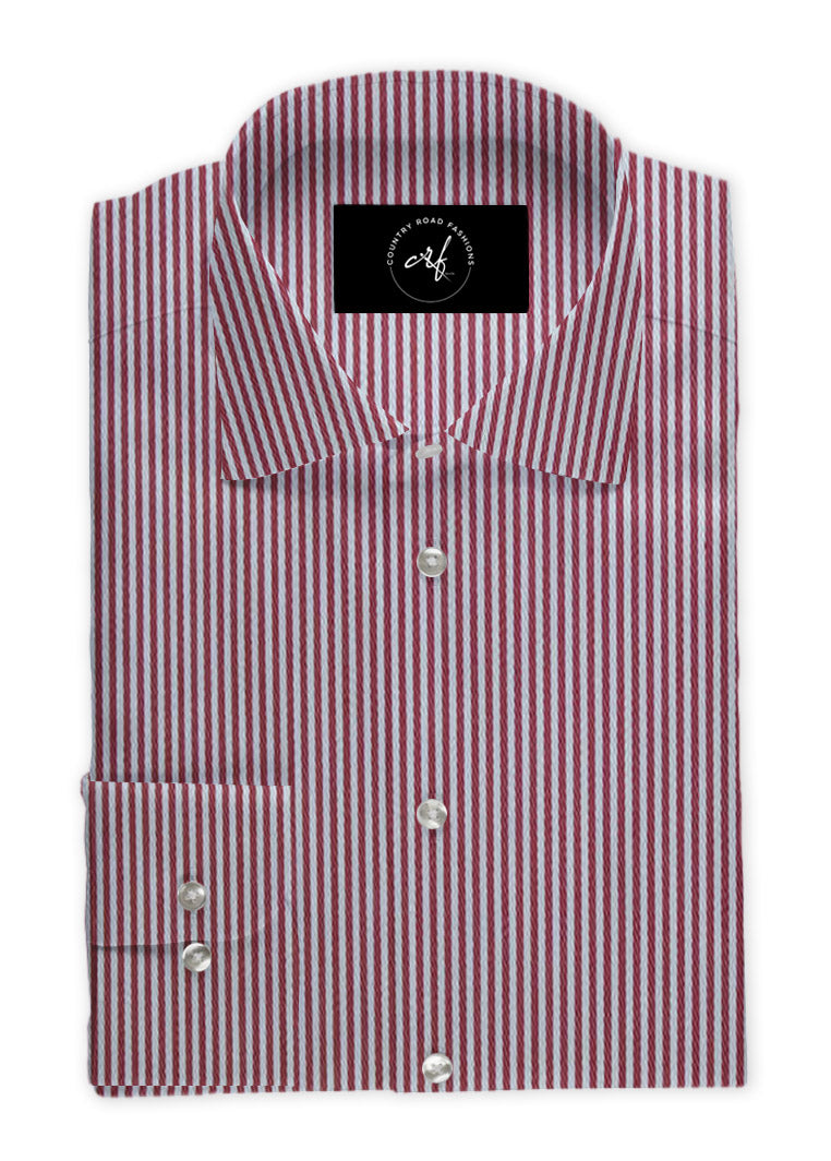 Red Bengal Stripe Shirt