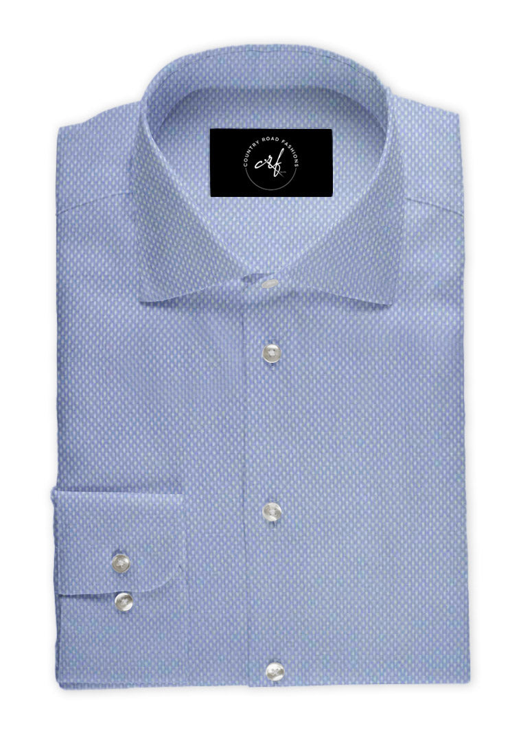Light Blue Birdseye Shirt