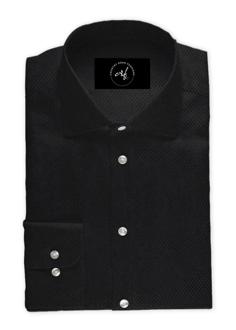Charcoal Birdseye Shirt