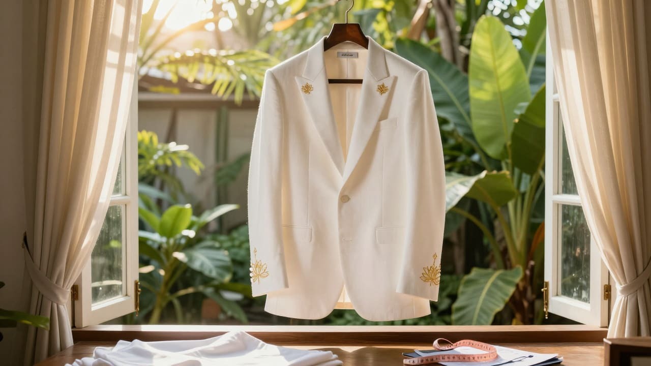 Bespoke Wedding Suits for Grooms in Thailand