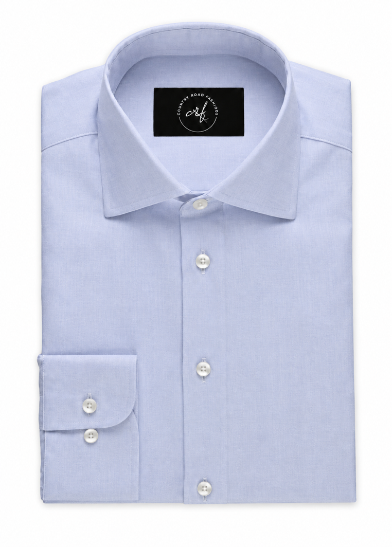 Sky Blue Melange Shirt