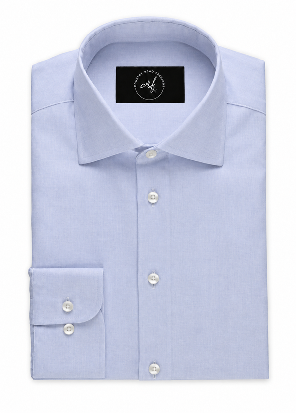 Sky Blue Melange Shirt