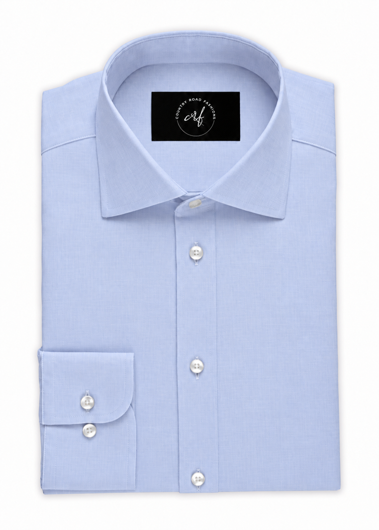 Ice Blue Melange Shirt