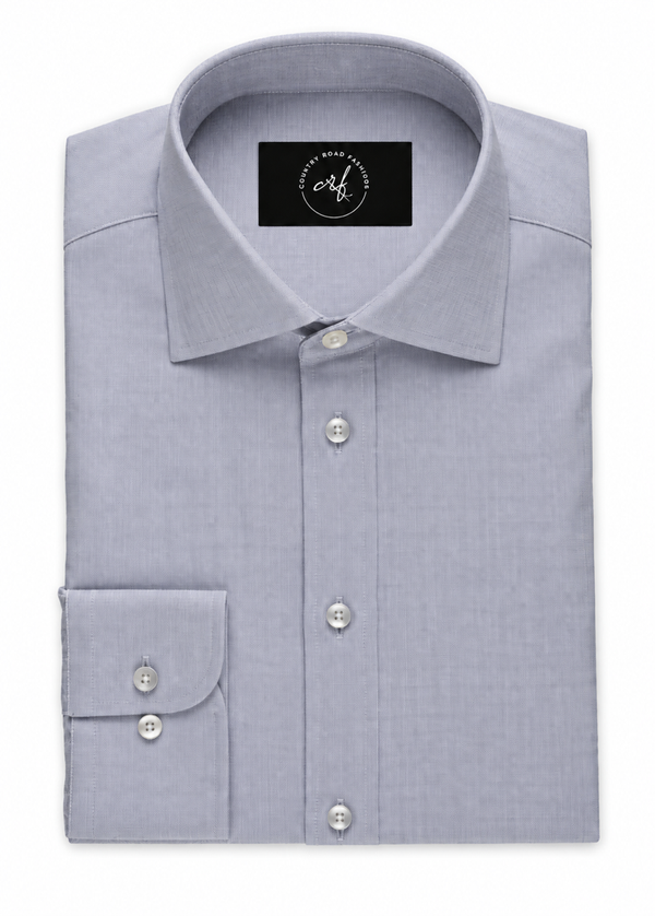 Blue Grey Melange Shirt