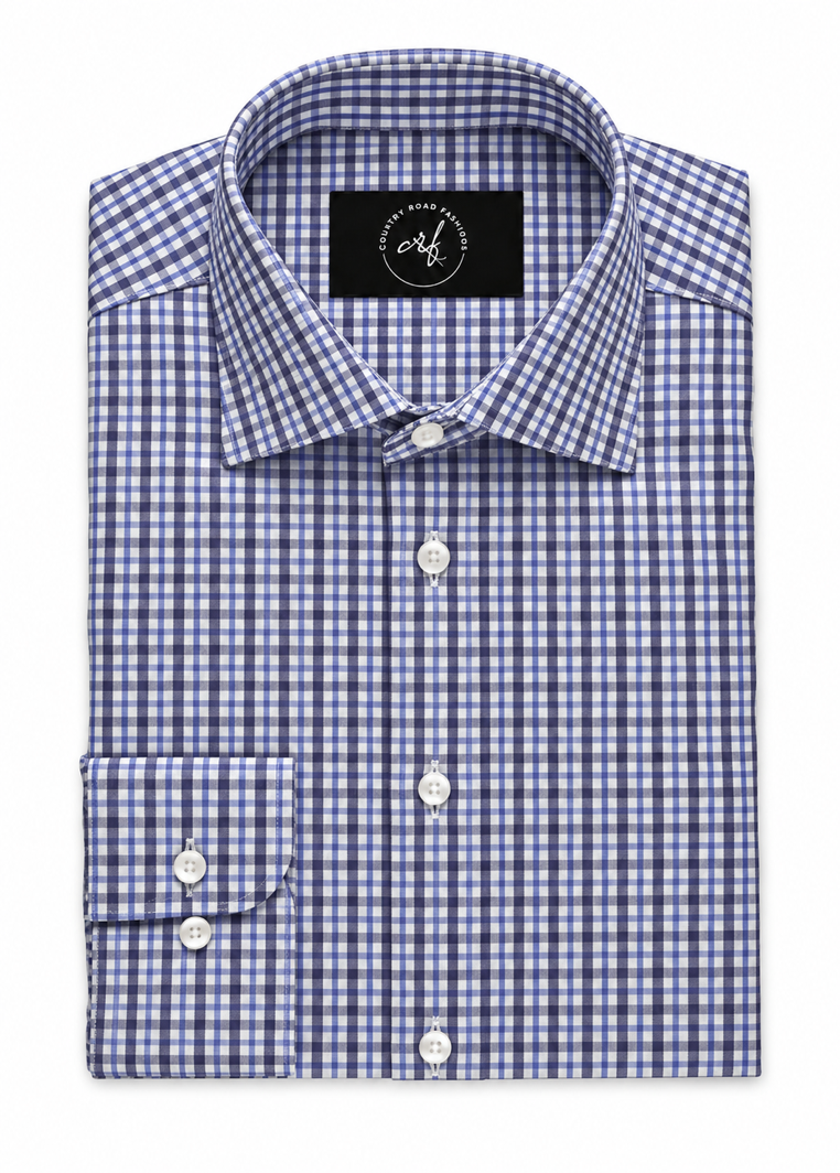 Multi Blue & Black Check Shirt