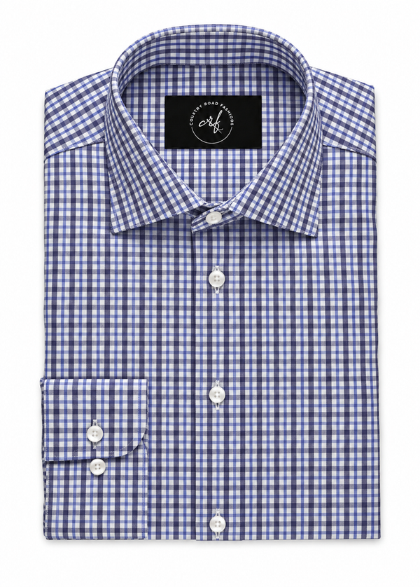 Multi Blue & Black Check Shirt