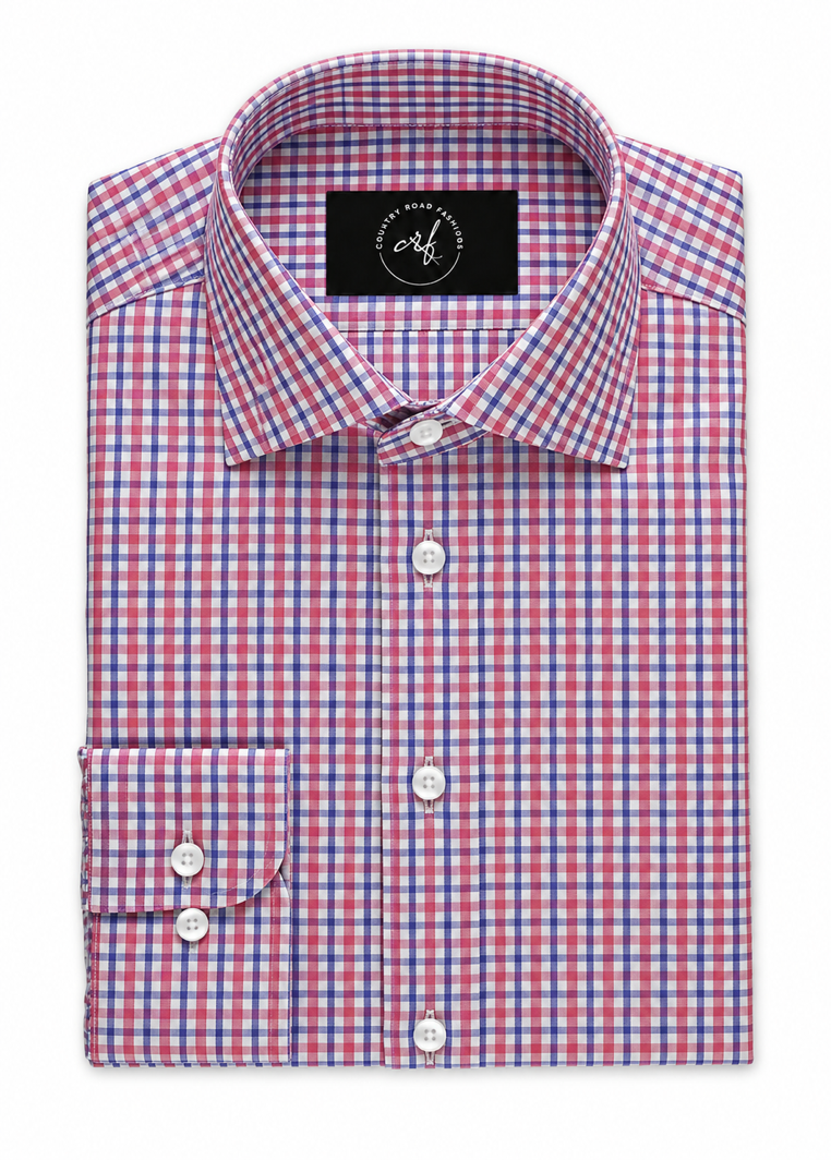 Multi Red & Blue Check Shirt