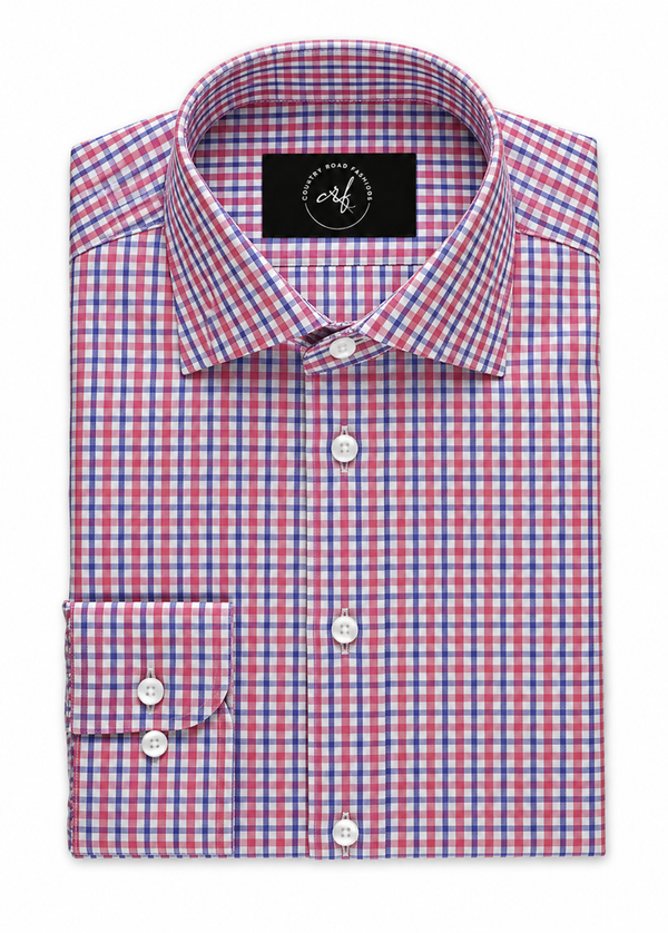 Multi Red & Blue Check Shirt
