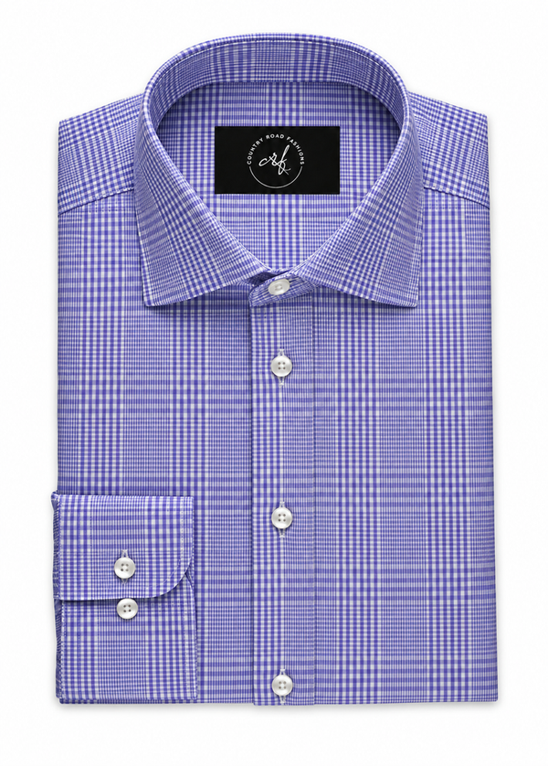 Lavender Glenplaid Shirt