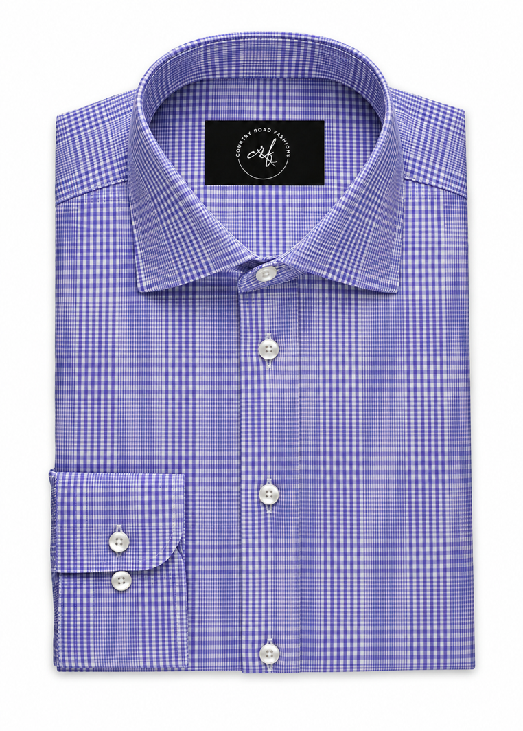 Lavender Glenplaid Shirt