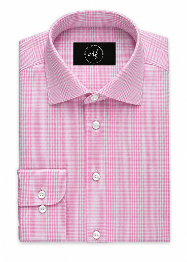 Pink Glenplaid Shirt