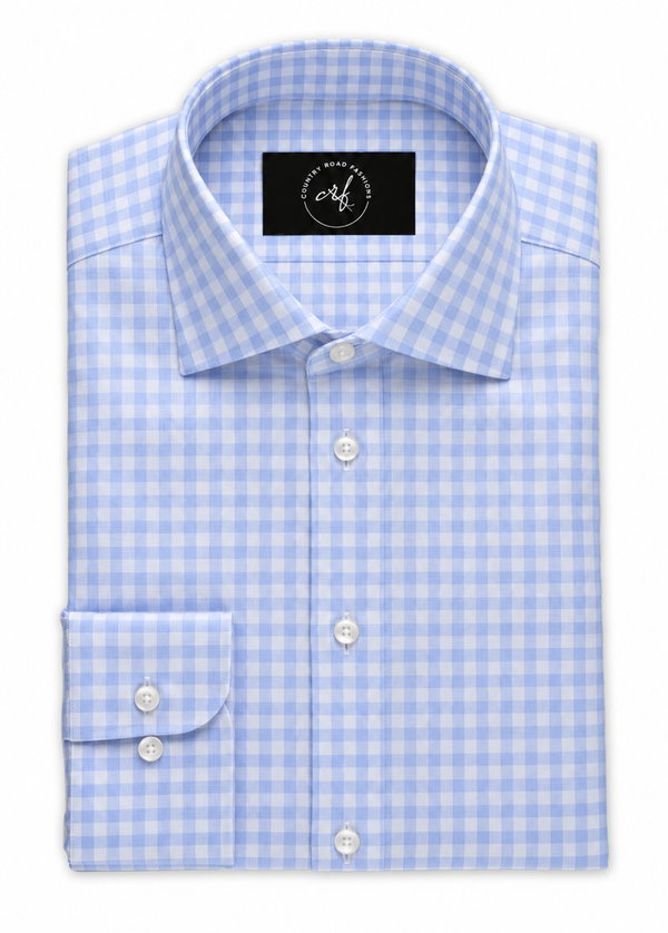 Sky Blue Check Shirt