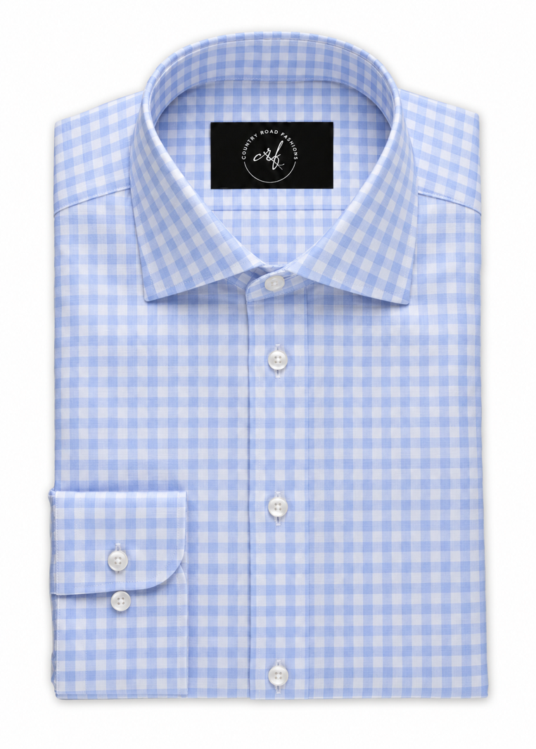 Sky Blue Check Shirt