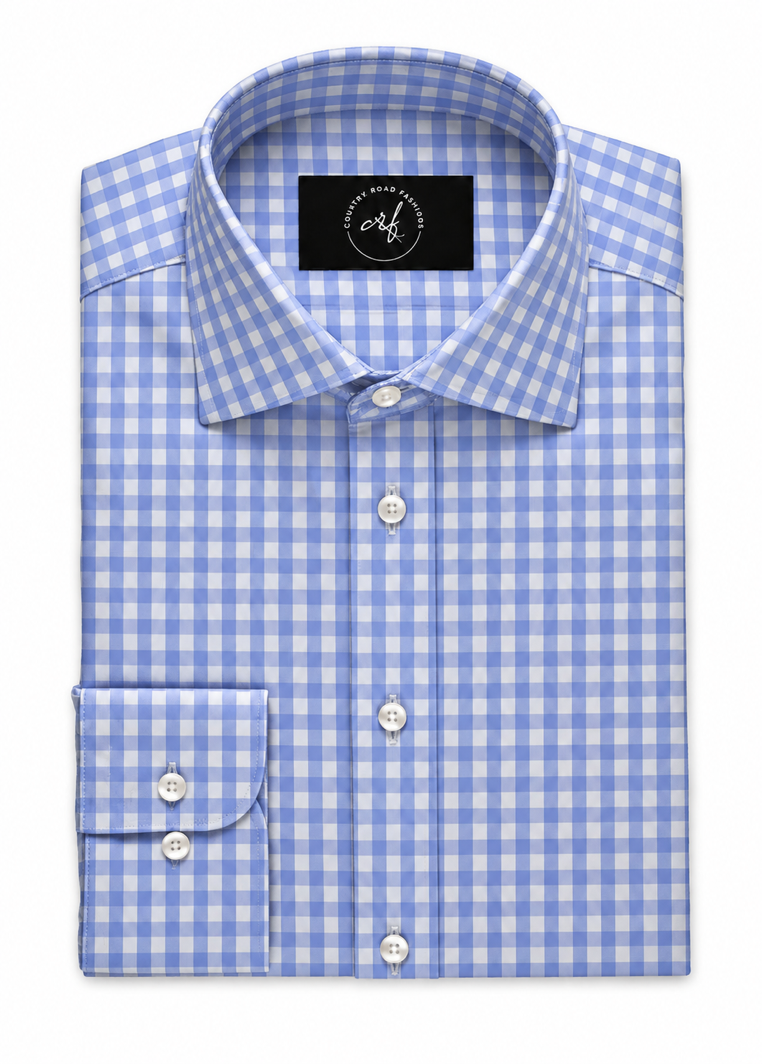 Light Blue Check Shirt
