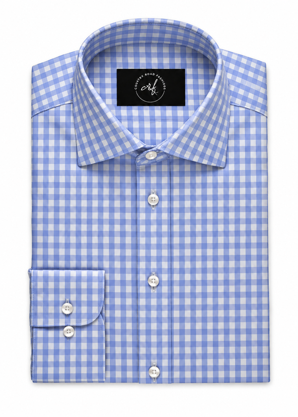 Light Blue Check Shirt