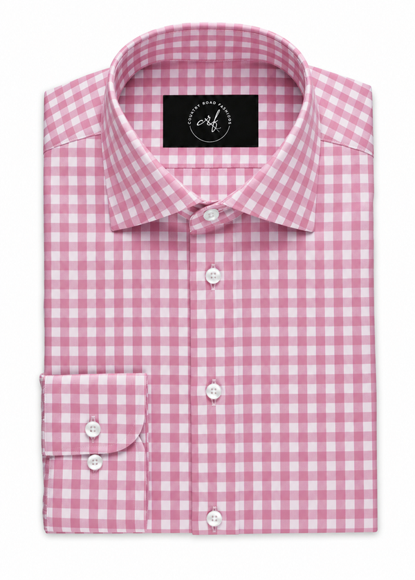 Pink Check Shirt