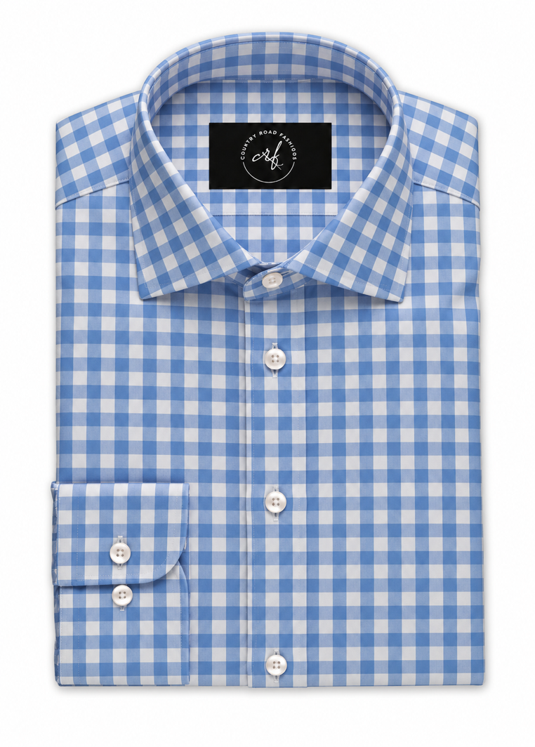 Sea Blue Check Shirt