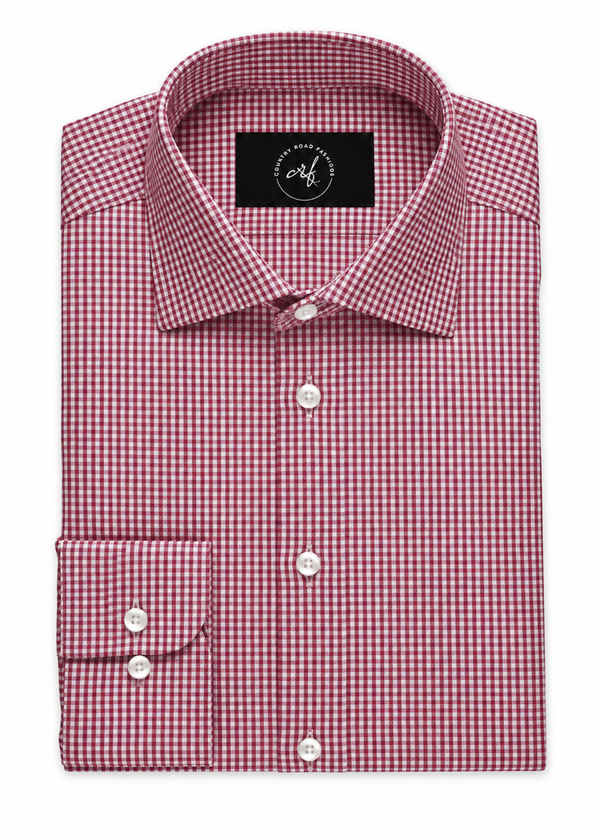 Red Small Check Shirt