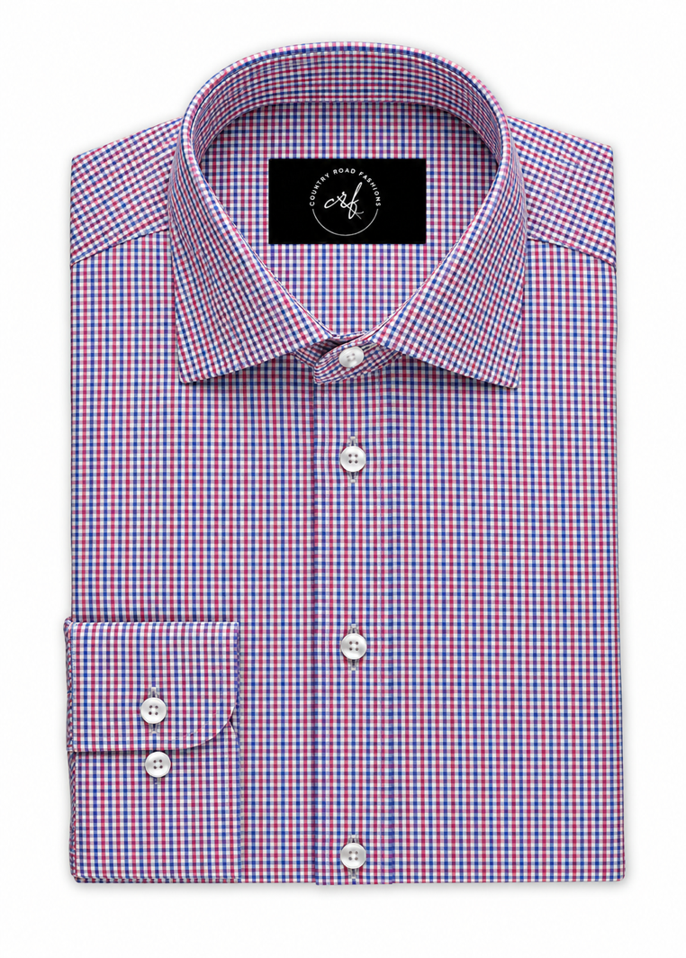 Mini Blue &amp; Red Check Shirt