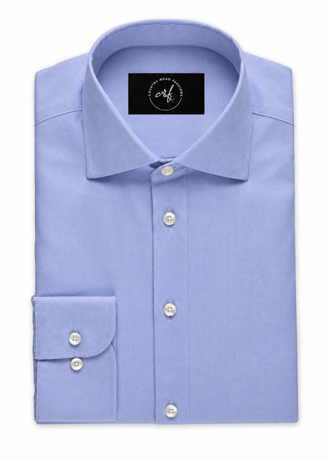 Light Blue Poplin Shirt