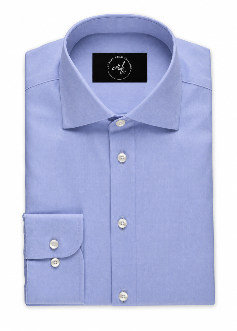 Light Blue Poplin Shirt