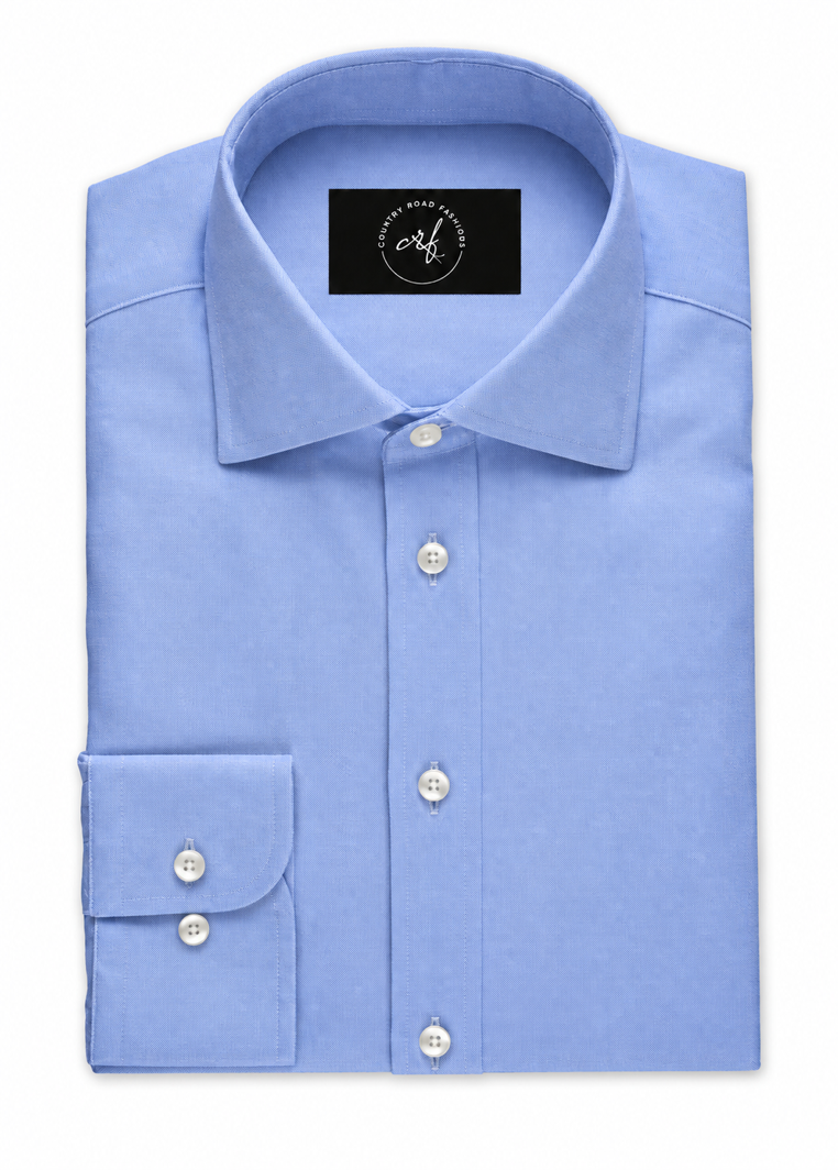 Sky Blue Poplin Shirt