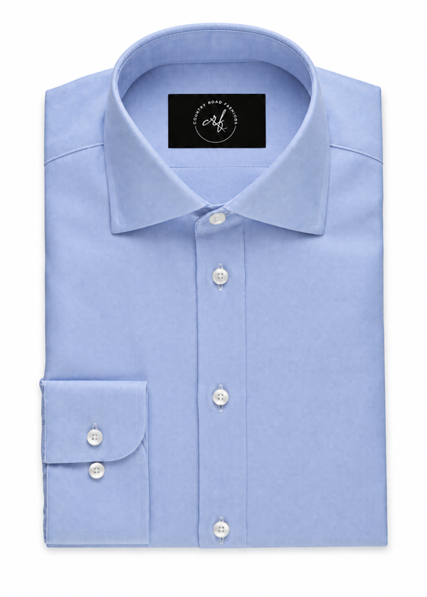 Azure Blue Poplin Shirt