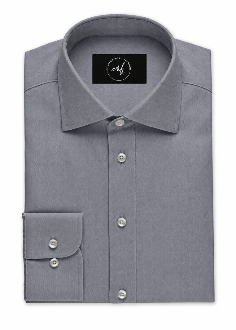 Grey Poplin Shirt
