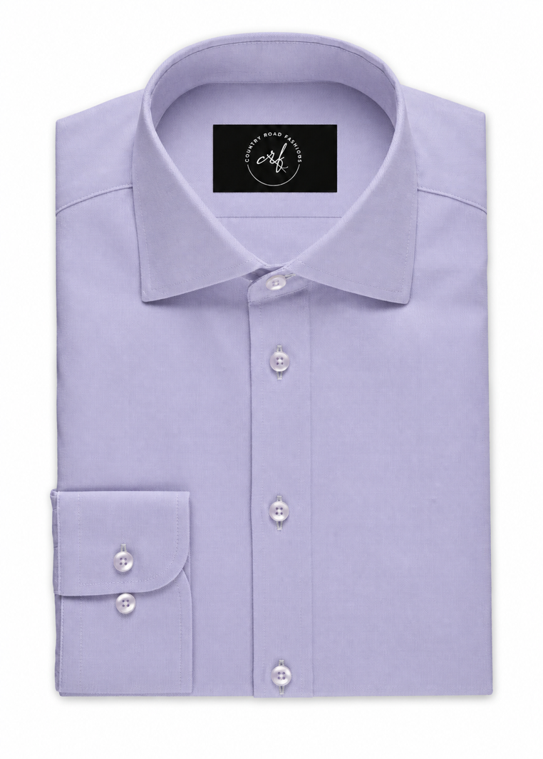 Dark Lavender Poplin Shirt