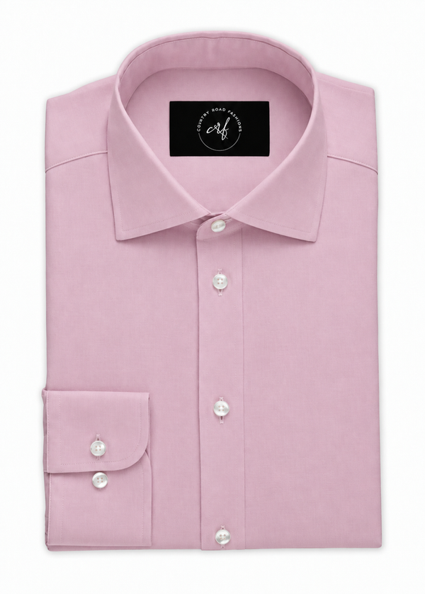 Salmon Pink Poplin Shirt
