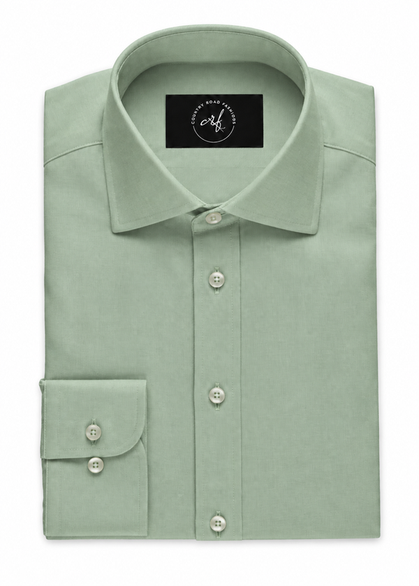 Green Poplin Shirt