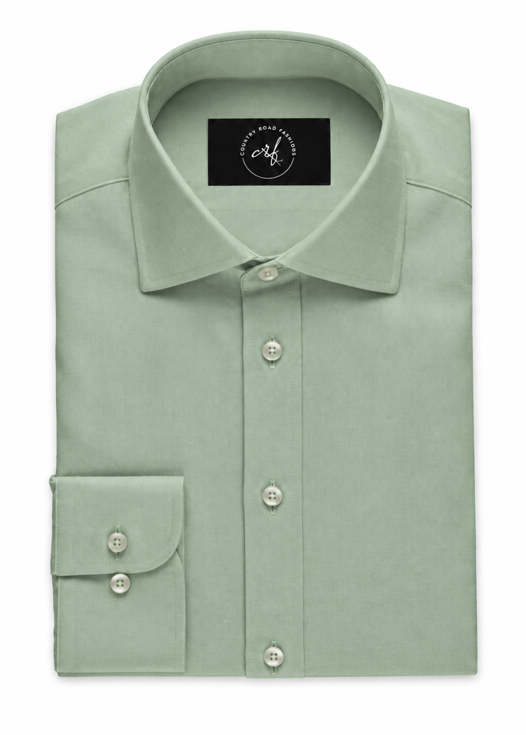 Green Poplin Shirt