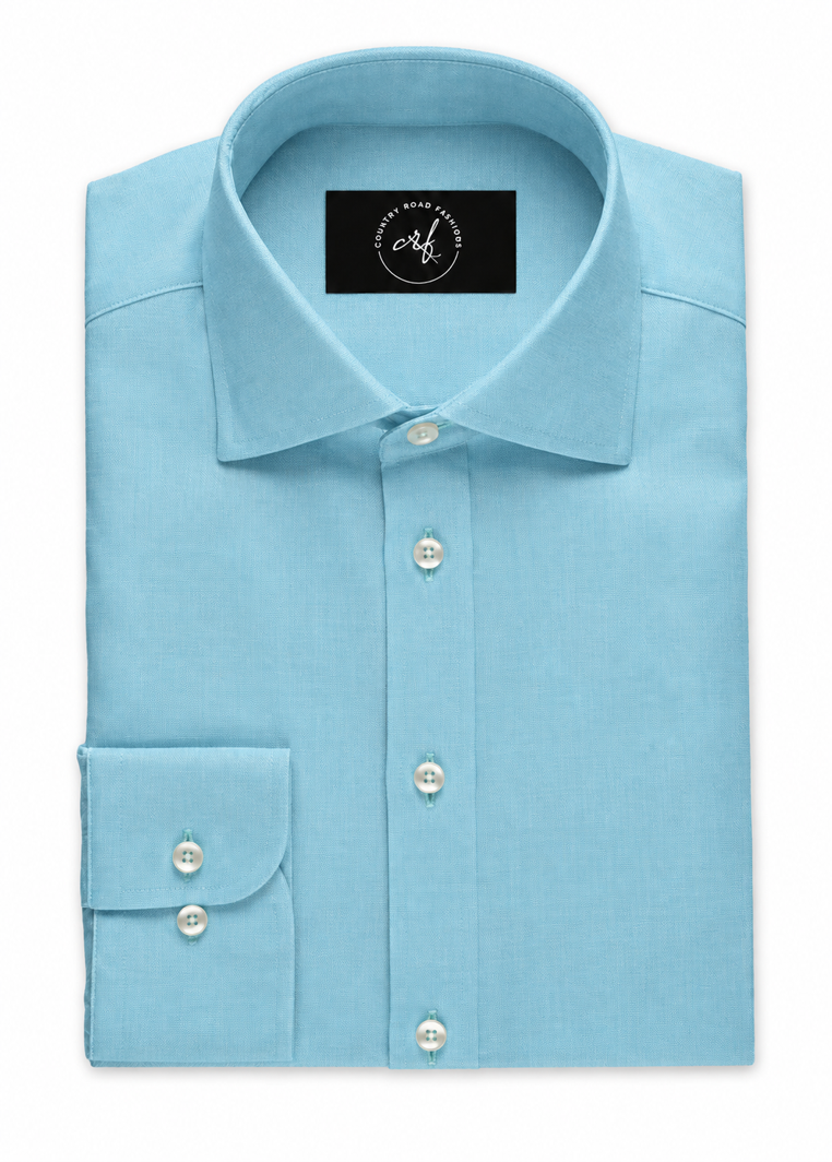 Aqua Poplin Shirt