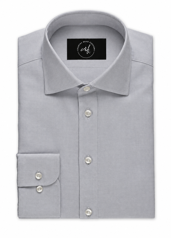 Light Grey Poplin Shirt