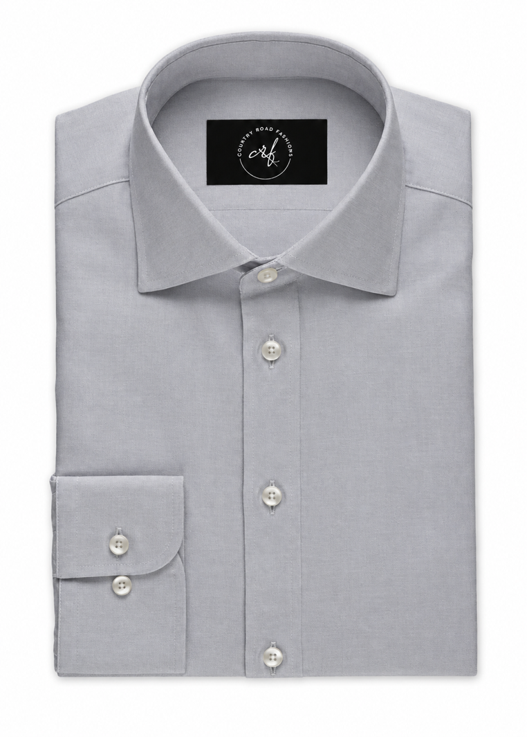 Light Grey Poplin Shirt