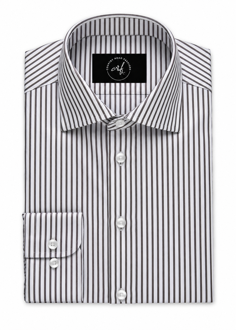 Brown Stripe Shirt