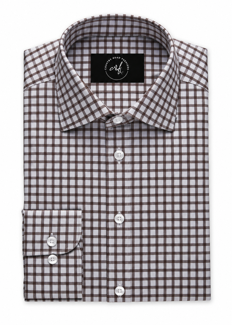 Brown Shephered's Check Shirt