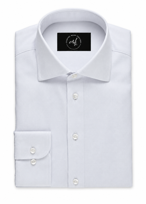 White On White Stripe Shirt
