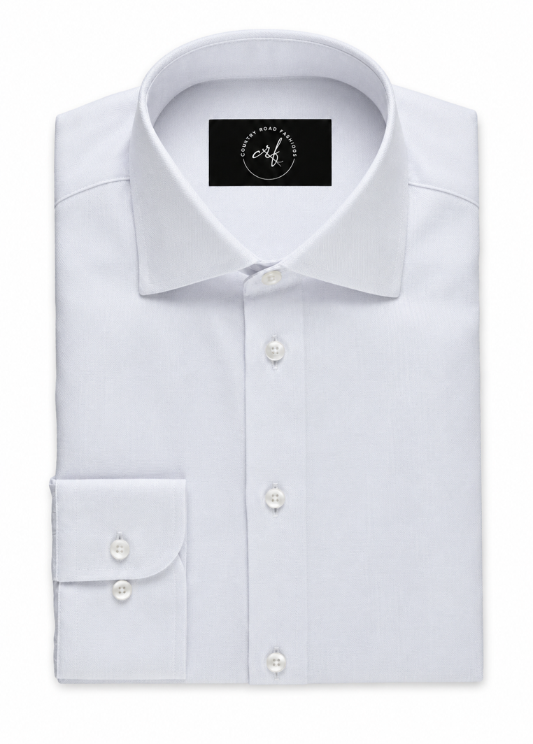 White On White Stripe Shirt