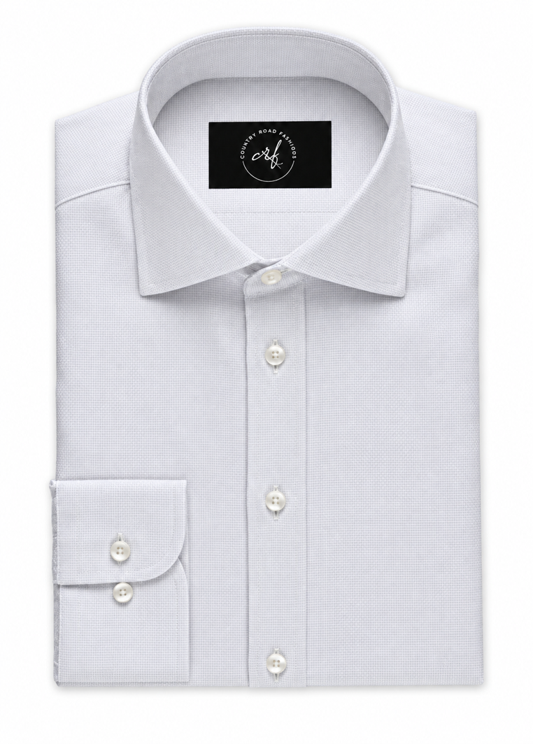 White On White Dobby Shirt